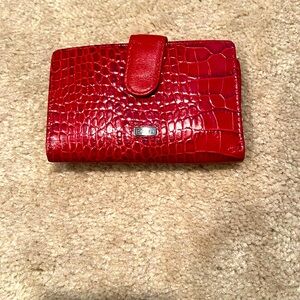 ROLFS Red Leather Wallet